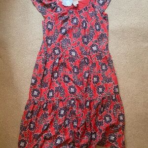Knox Rose Red and Blue Floral Maxi Dress